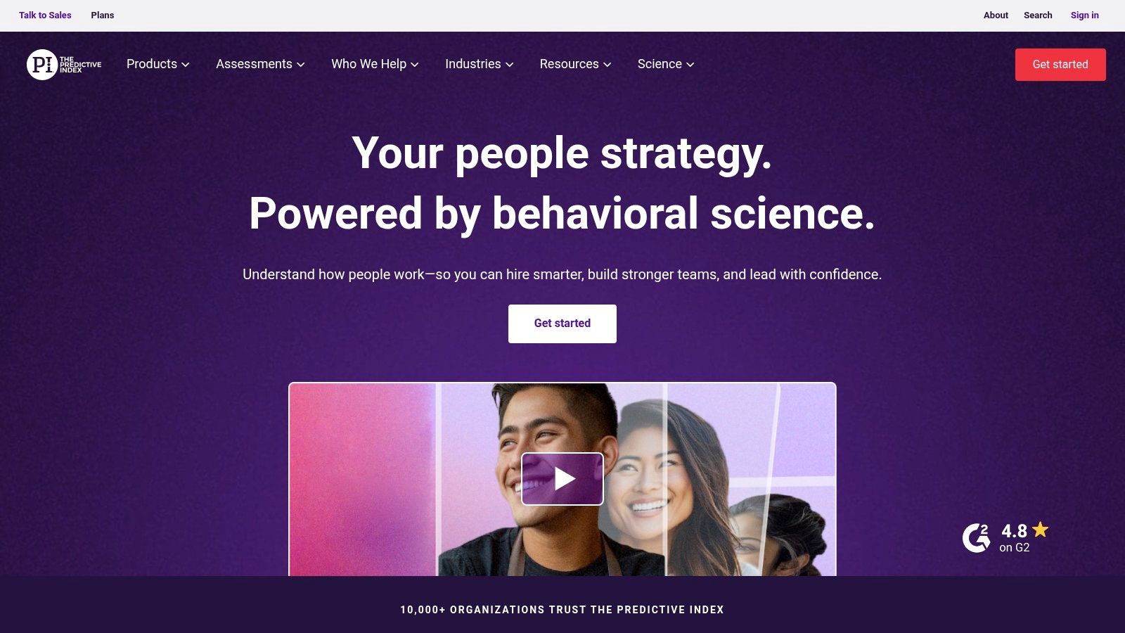 The Predictive Index, Behavioral Assessment (PI BA)