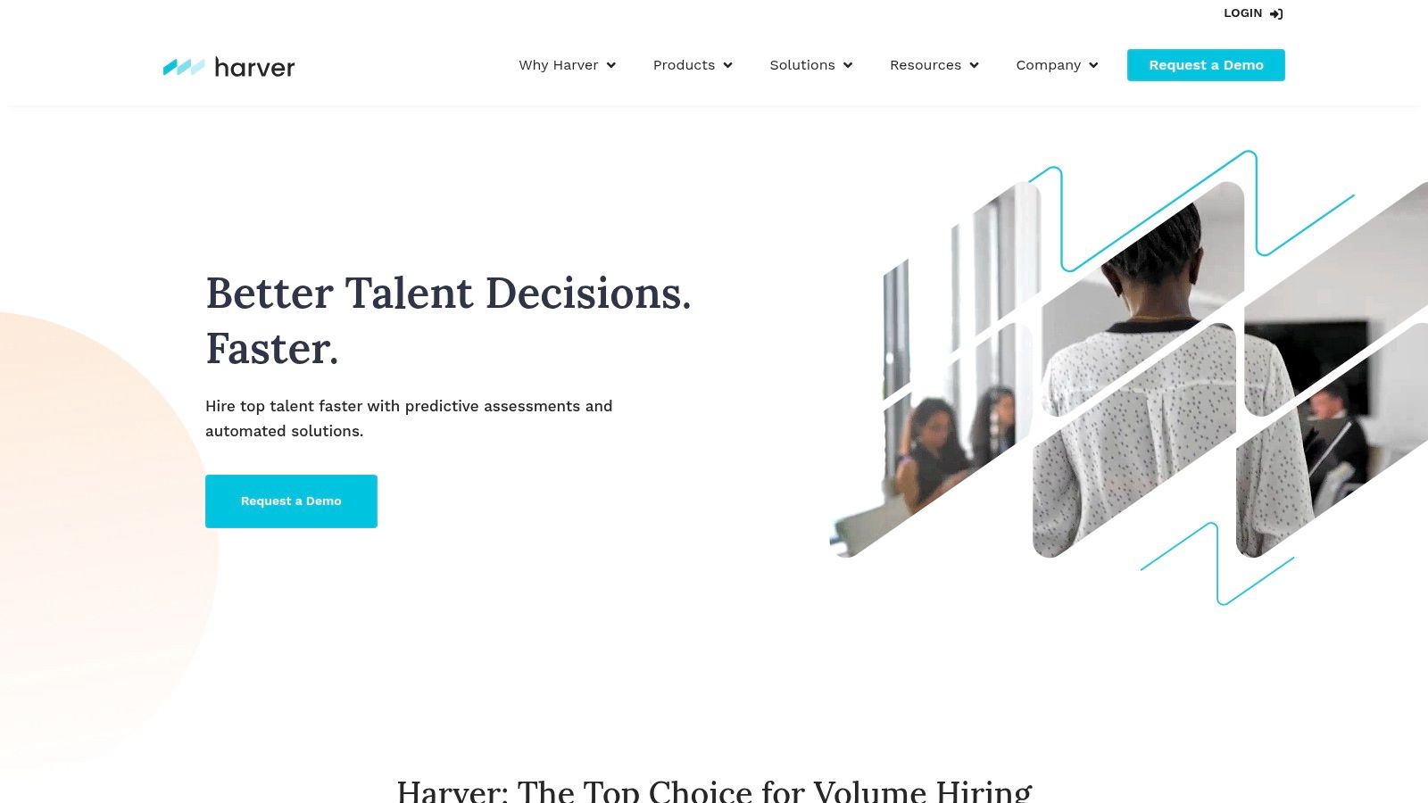 Harver (with pymetrics game-based assessments)