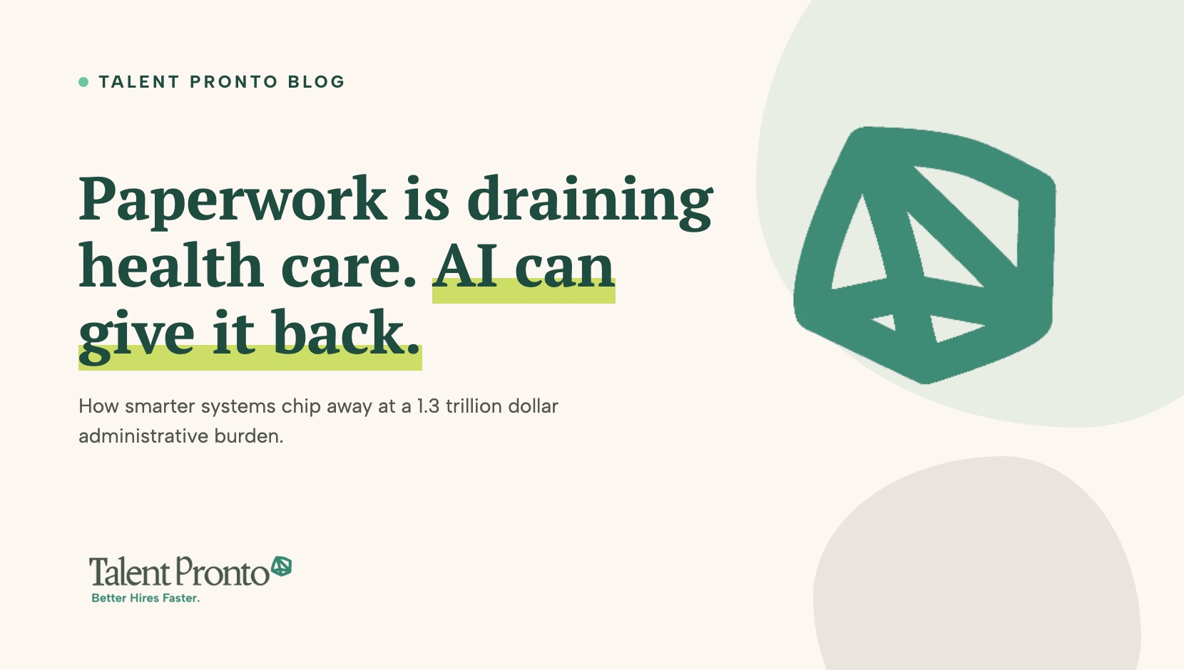 AI's Promise to Health Care:  Tackling the $1.3 Trillion Administrative Burden