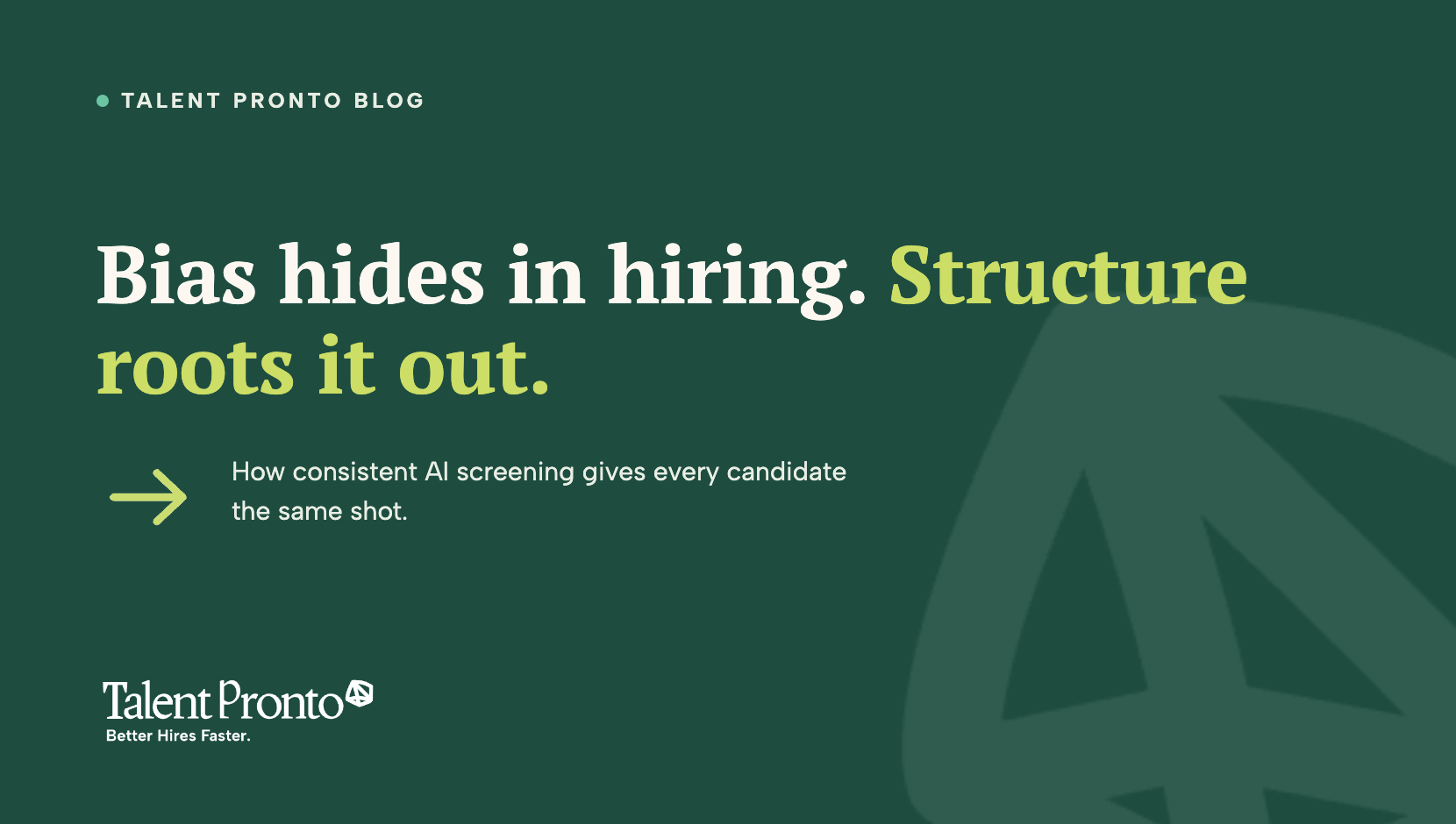 How AI Screening Reduces Bias in Hiring