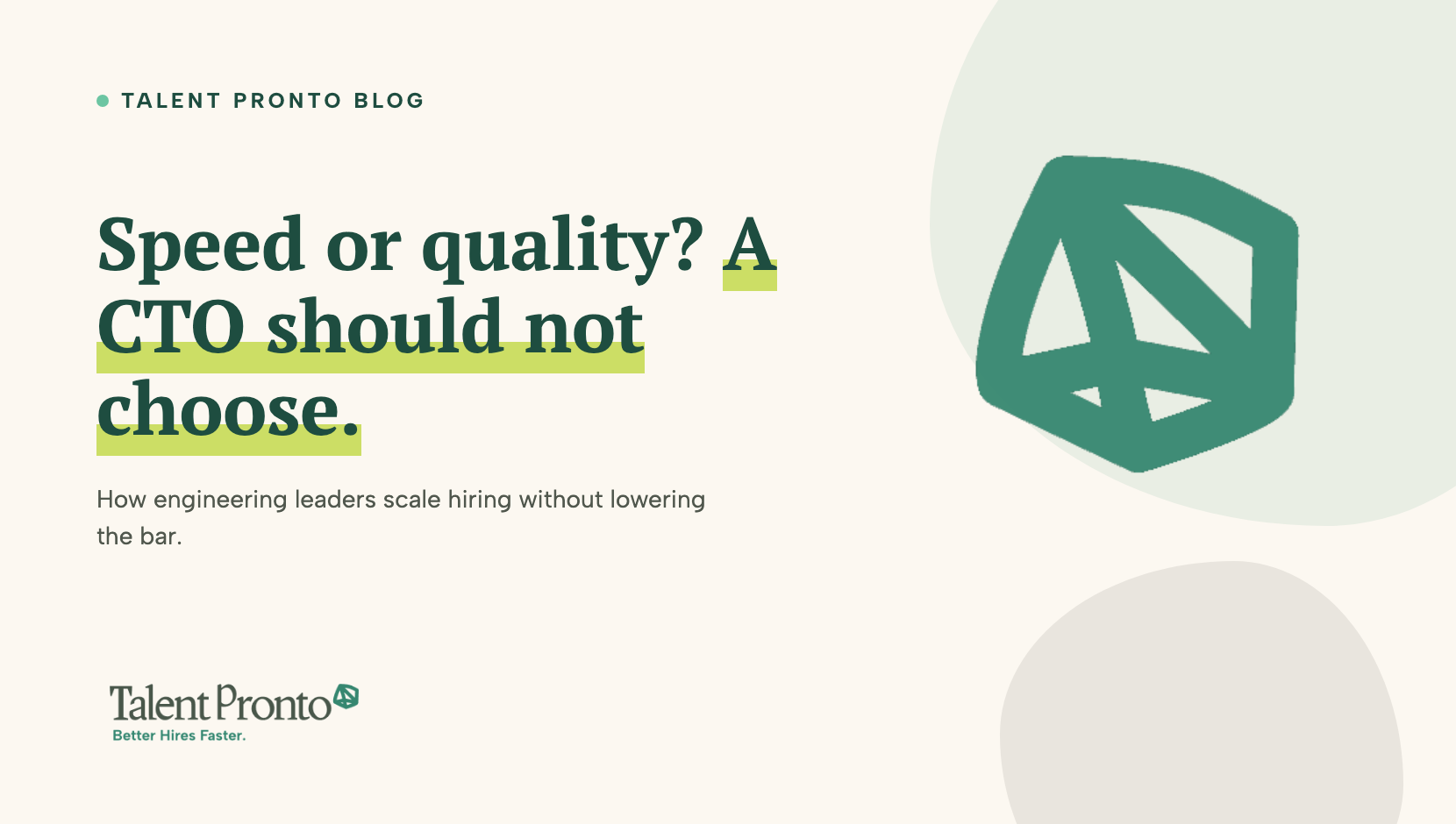 The CTO's Guide to AI-Augmented Hiring:  Retaining Quality at Speed